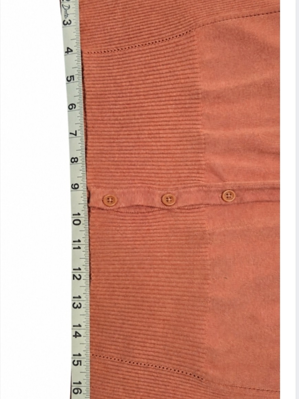 Maurices Dusty Rose V-Neck Button Cardigan - Picture 6 of 6
